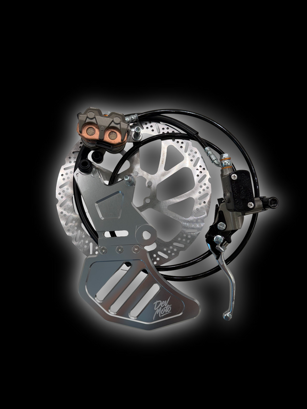 Chrome | Rear Moto Brake Kit for Surron Light Bee X, chrome