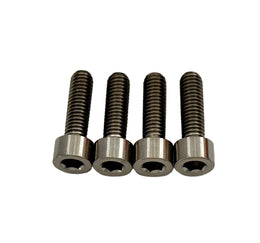 Titanium Front and Rear Wheel Bolt Kit for E-Ride Pro SS, silver (raw)
