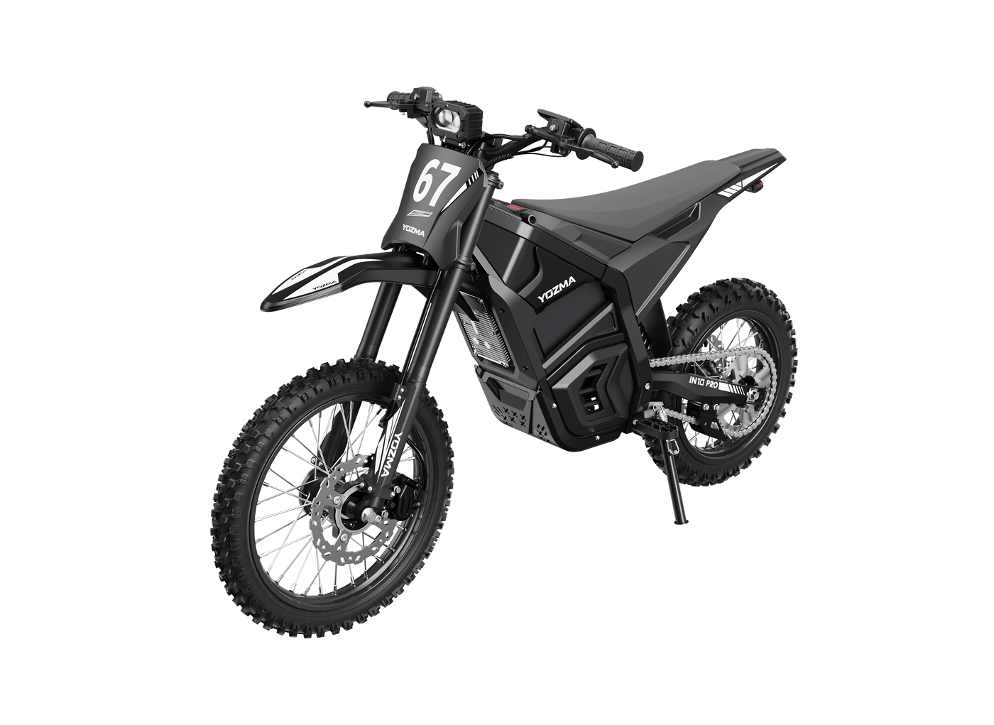 Yozma IN 10 Pro black with number plate