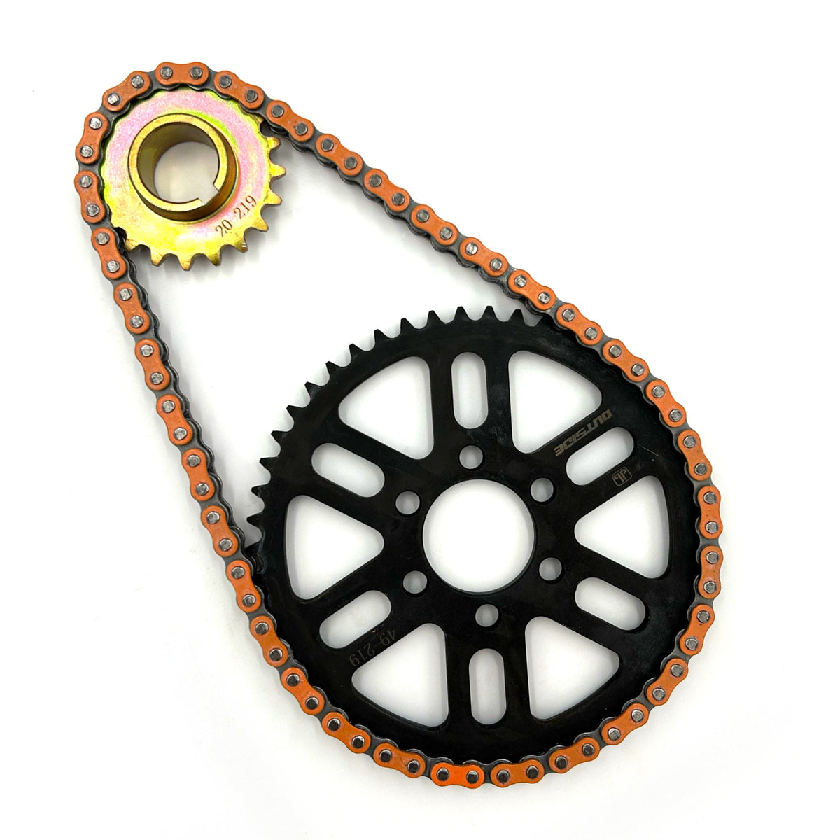 DirtyBike Surron Light Bee 219 Primary Belt to Chain Conversion Kit - view 3