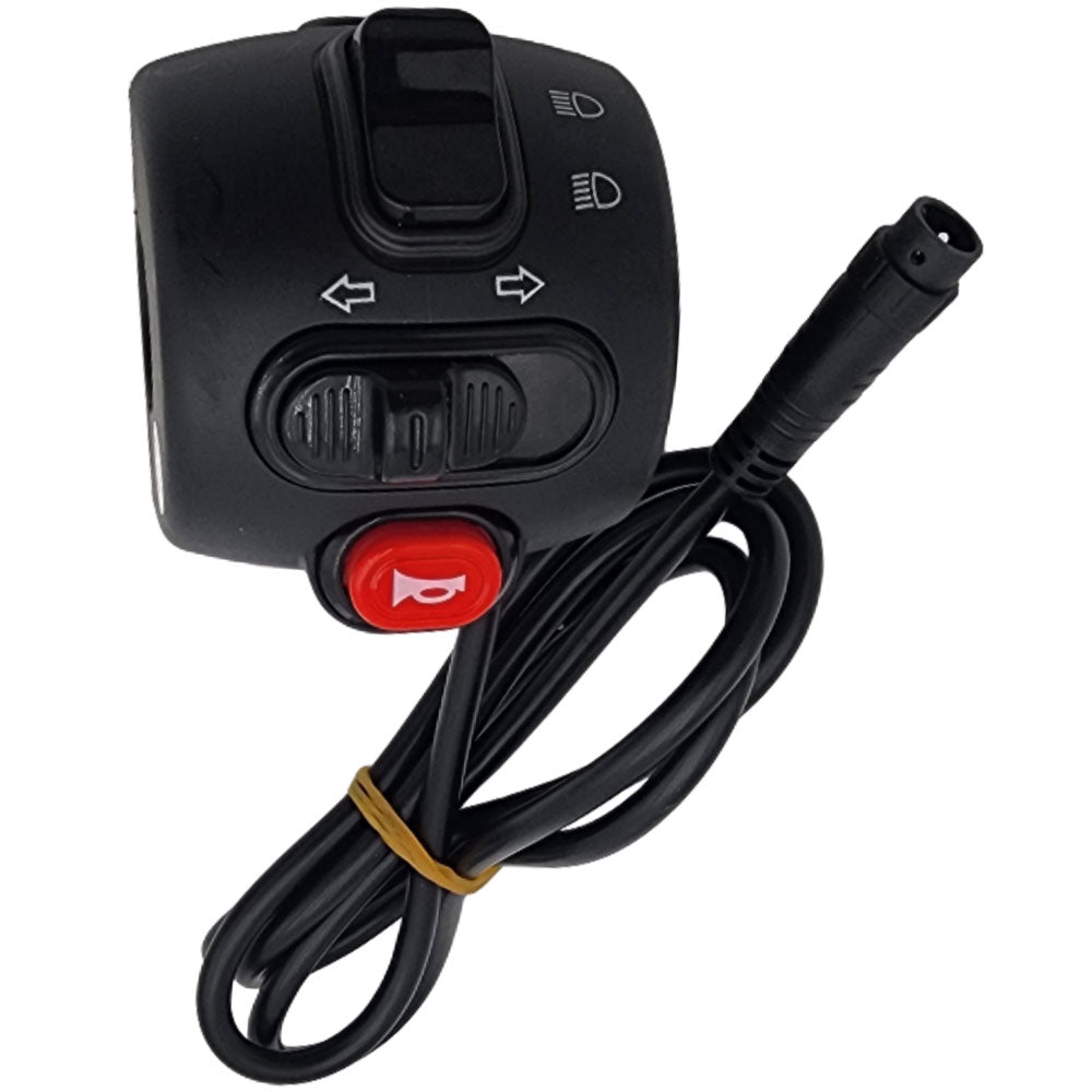 MotoTec Lowboy 60v 2500w Left Handlebar Control Barrel Connector
