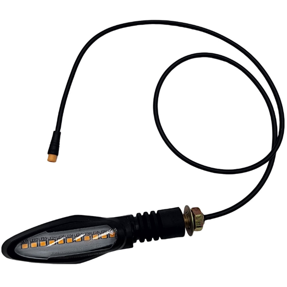 MotoTec Lowboy 60v 2500w Turn Signal Front Left 26in Barrel