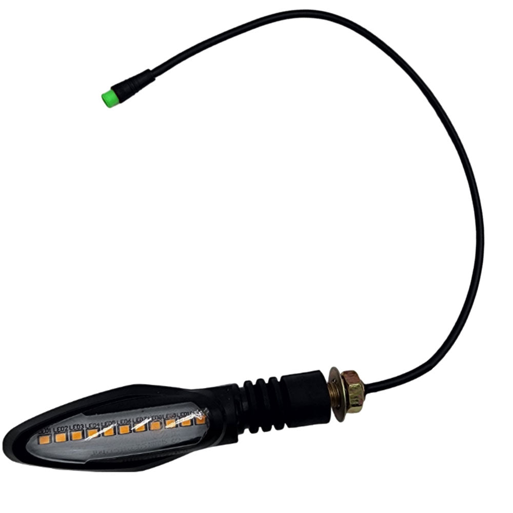 MotoTec Lowboy 60v 2500w Turn Signal Rear Right 10in Barrel