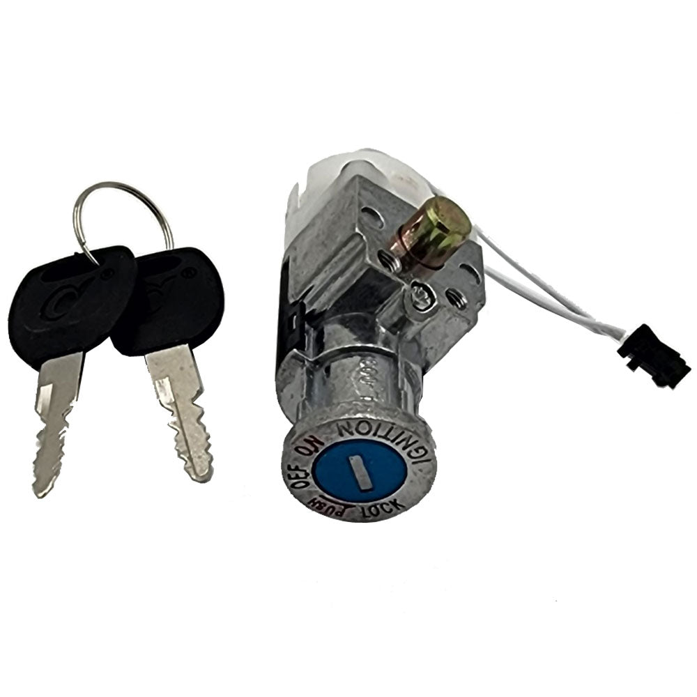 MotoTec 48v 700w Folding Trike Battery Key Assembly V2