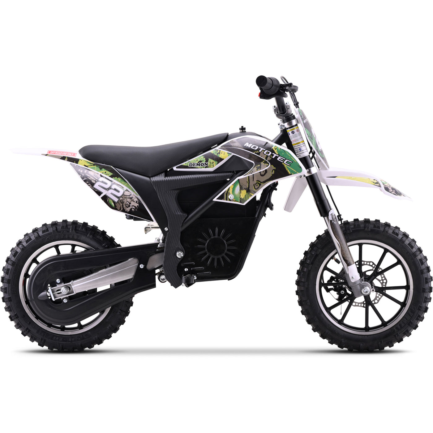 MotoTec 36v 790w Demon Electric Dirt Bike Lithium