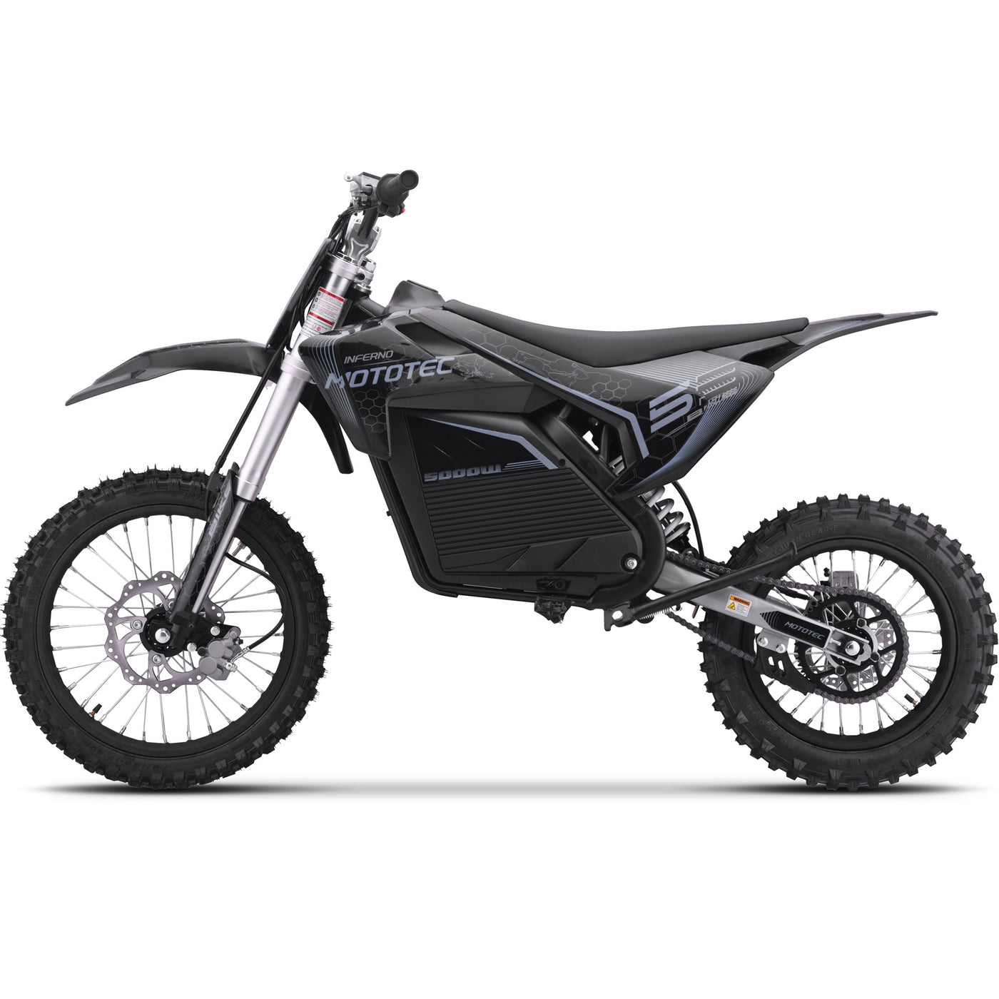 MotoTec 72v Pro Electric Dirt Bike 5000w Lithium
