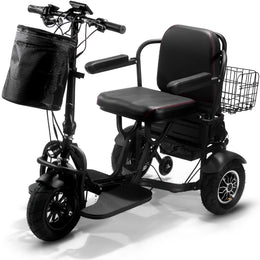MotoTec Folding Electric Trike 48v 1000w Dual Motor Lithium