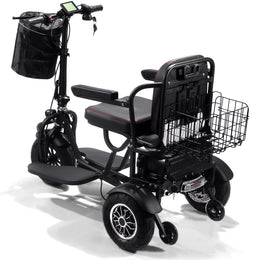 MotoTec Folding Electric Trike 48v 1000w Dual Motor Lithium