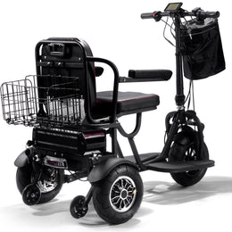 MotoTec Folding Electric Trike 48v 1000w Dual Motor Lithium
