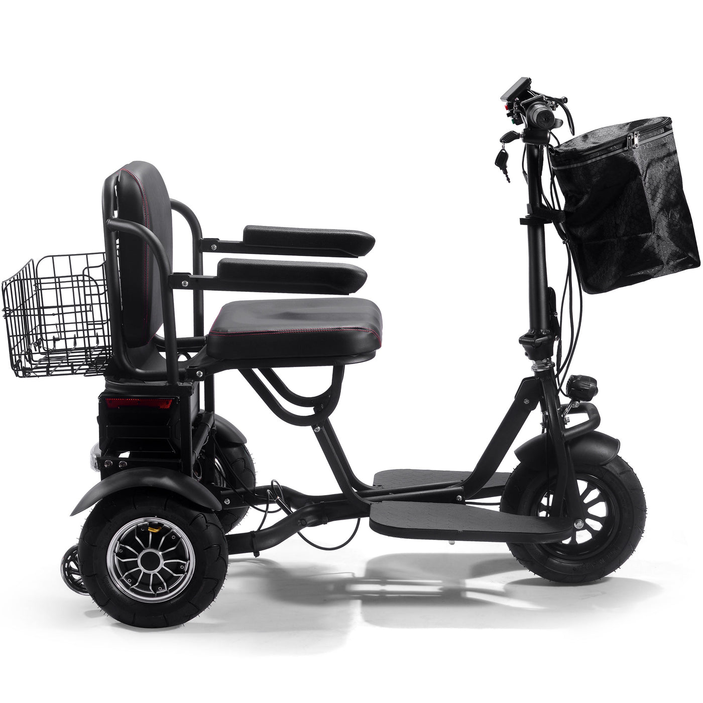 MotoTec Folding Electric Trike 48v 1000w Dual Motor Lithium