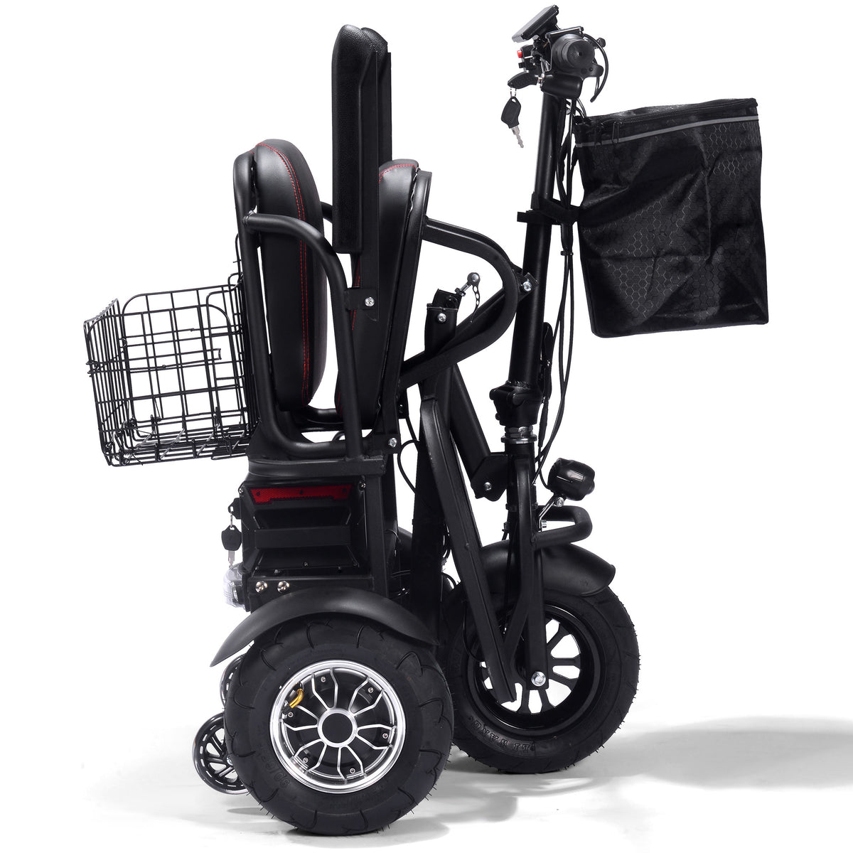 MotoTec Folding Electric Trike 48v 1000w Dual Motor Lithium