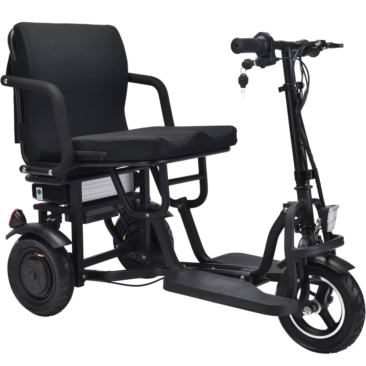 MotoTec Folding Electric Trike 48v 700w Dual Motor Lithium