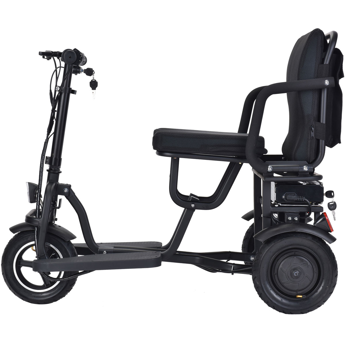 MotoTec Folding Electric Trike 48v 700w Dual Motor Lithium