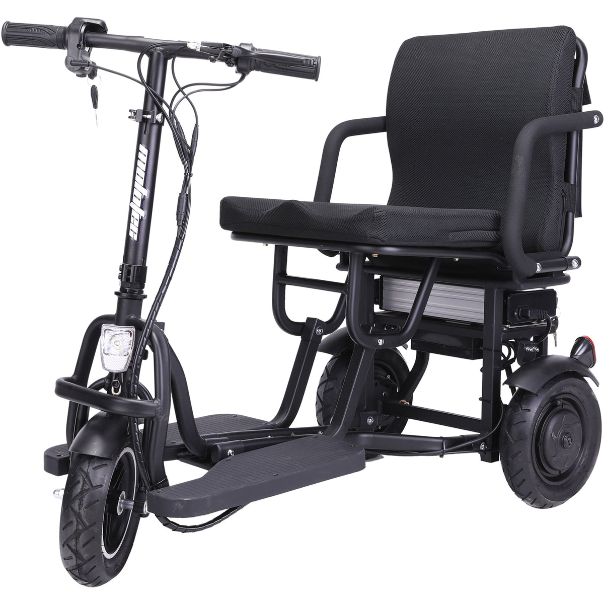 MotoTec Folding Electric Trike 48v 700w Dual Motor Lithium