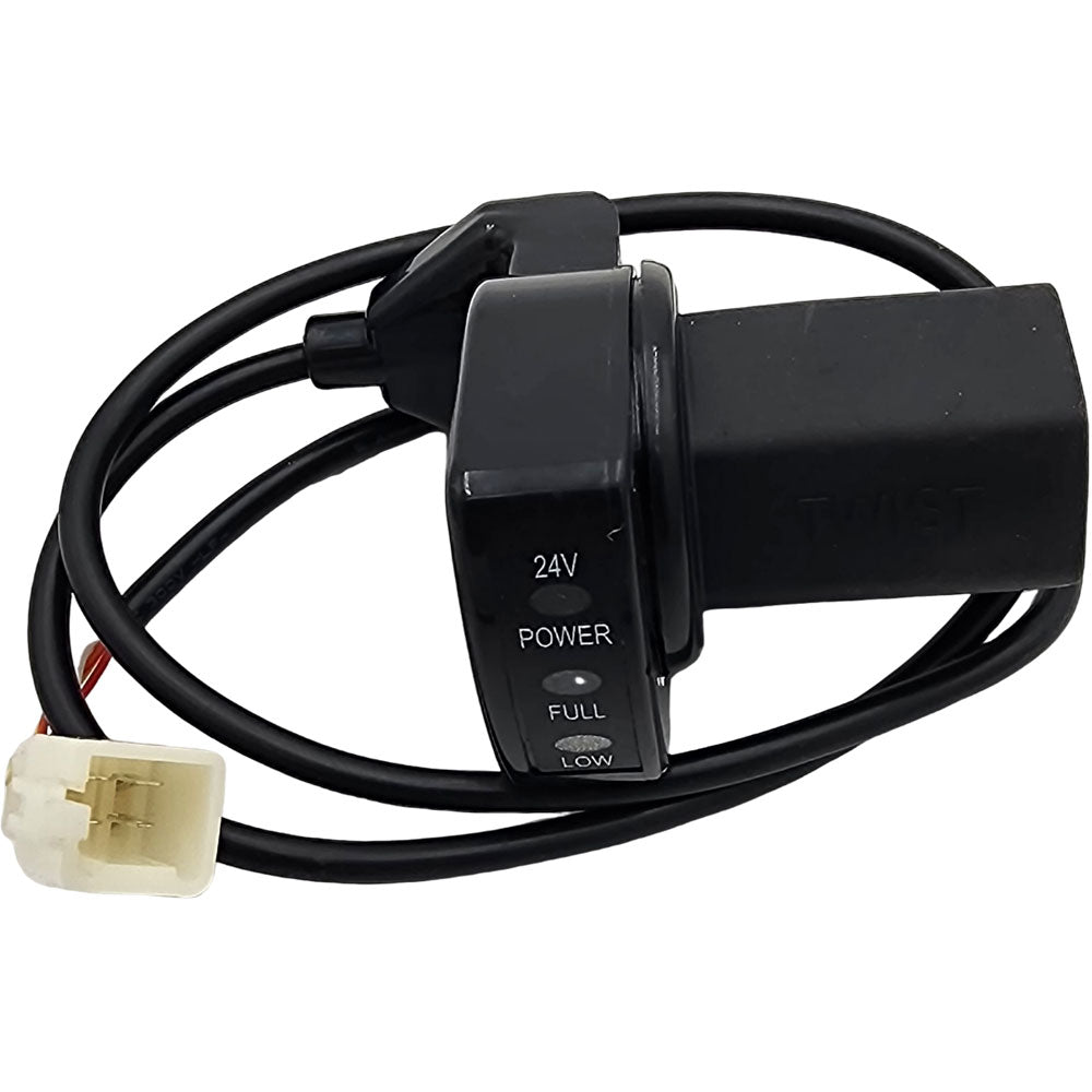 MotoTec 24v 250w (HP120e) Electric Mini Bike - Twist Throttle