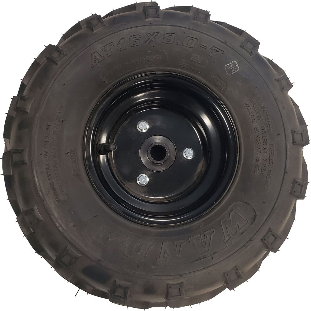 MotoTec Mud Monster XL 212cc Rear Left Wheel 16x8.0-7
