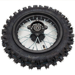 MotoTec Pro 1000 Dirt Bike Full Rear Wheel 80/100-10