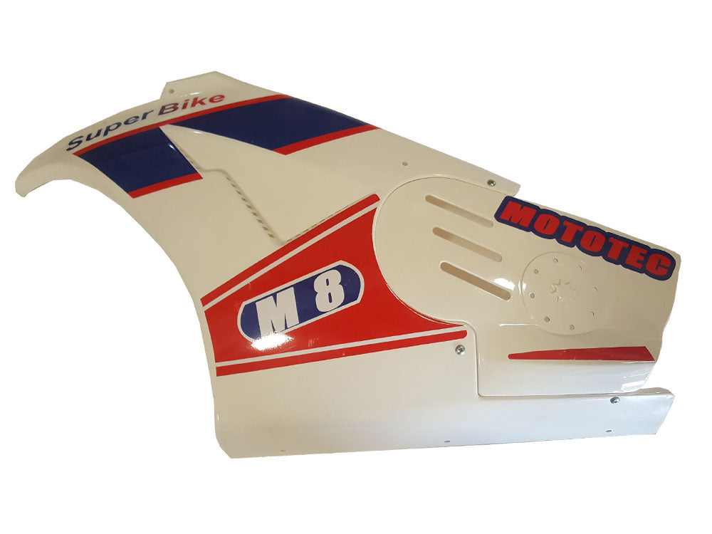 MotoTec Superbike - Left Fairing White