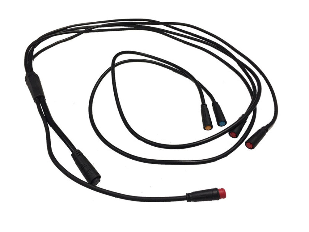 MotoTec Mad Scooter - Wire Harness 6 Connector Black 8