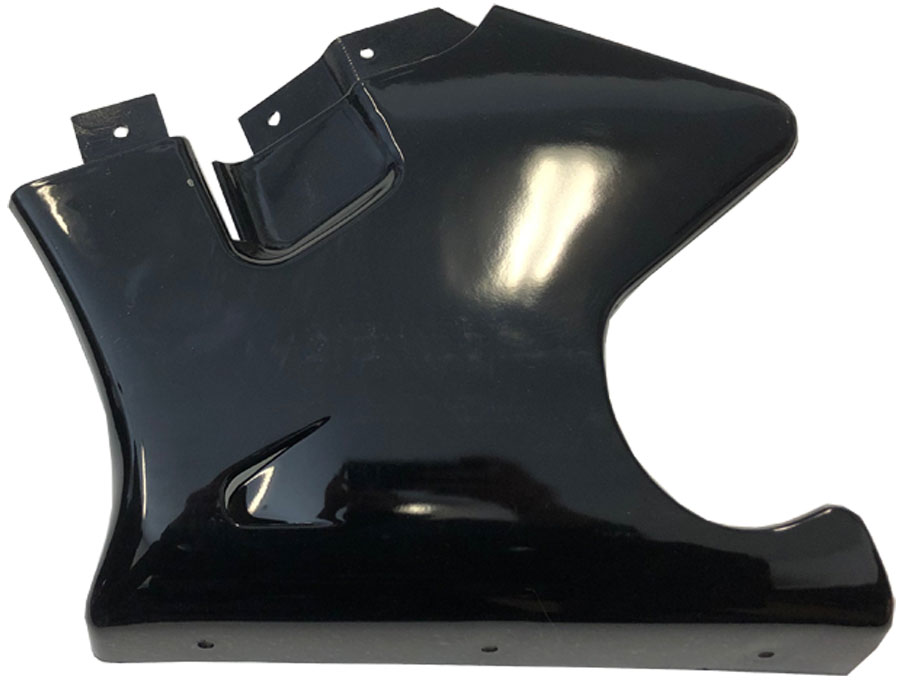 MotoTec Electric Pocket Bike Left Fairing All Black