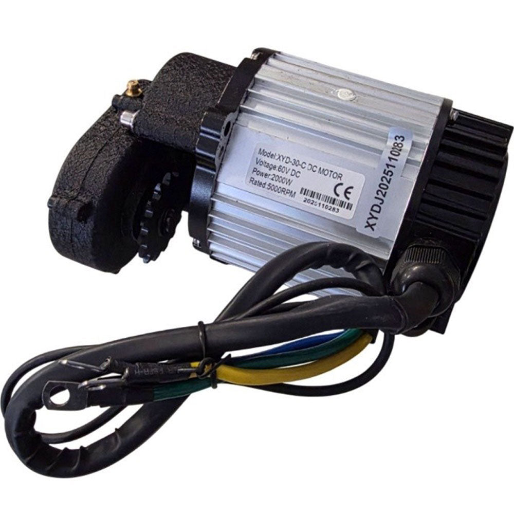 MotoTec Pro Dirt Bike 60v 2000w Motor with Gearbox V3