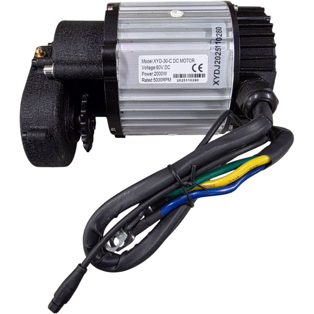 MotoTec Pro Dirt Bike 60v 2000w Motor with Gearbox V4