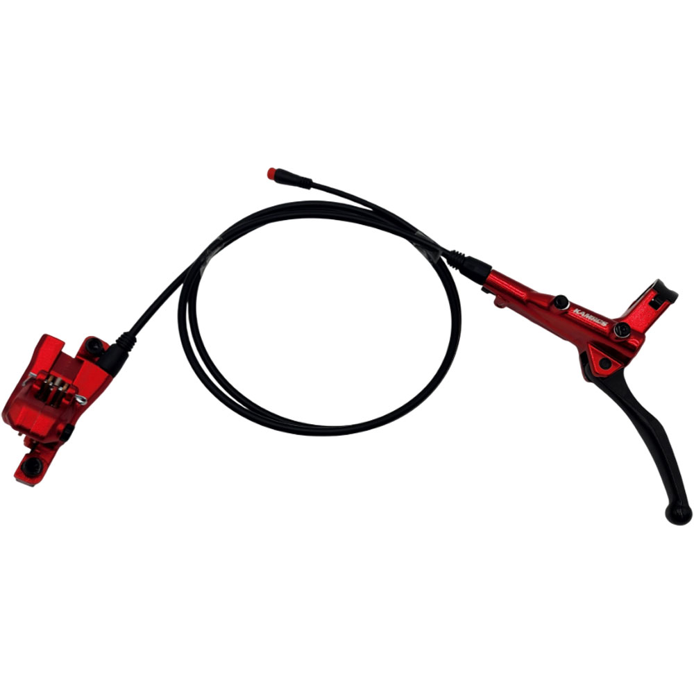 MotoTec 2000w Pro Dirt Bike - Rear Hydraulic Brake Assembly 46in