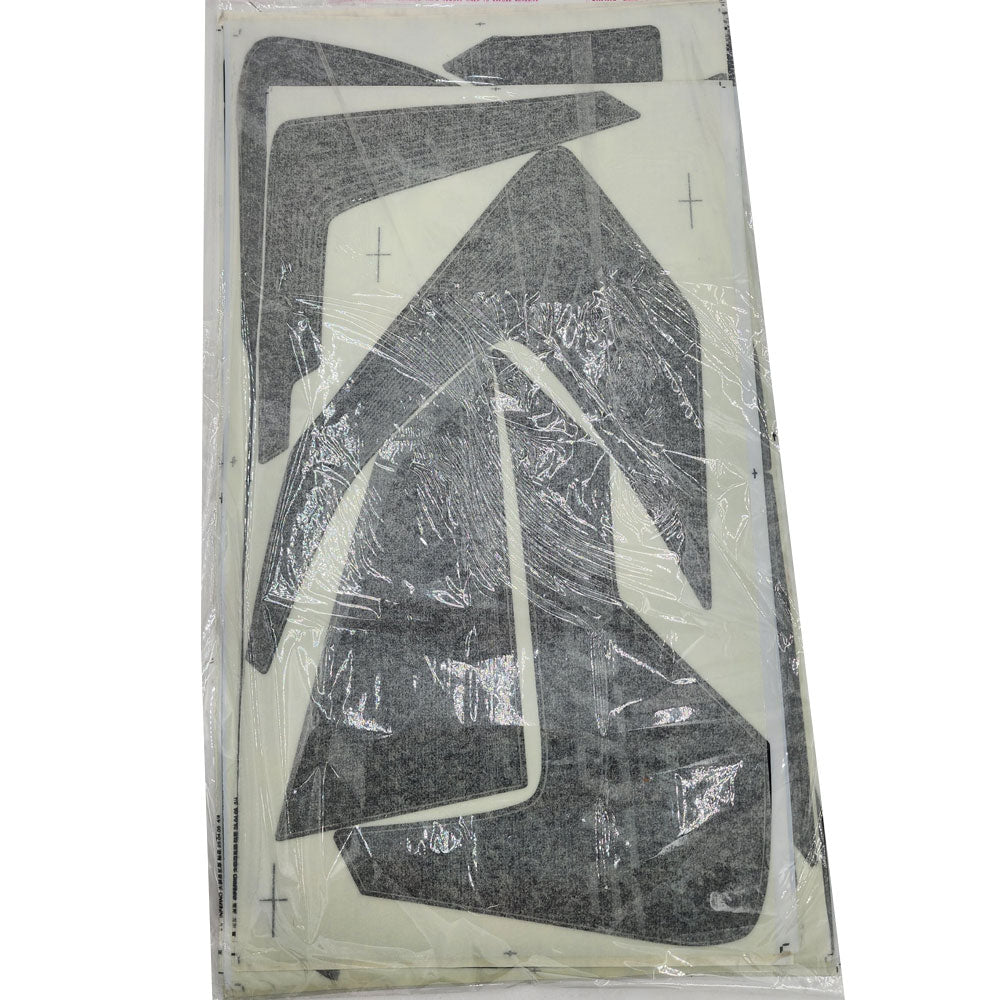 MotoTec 72v 5000w Pro Dirt Bike Sticker Kit Grey V2
