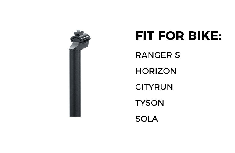 Heybike Seatpost, view 2