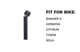 Heybike Seatpost, view 2