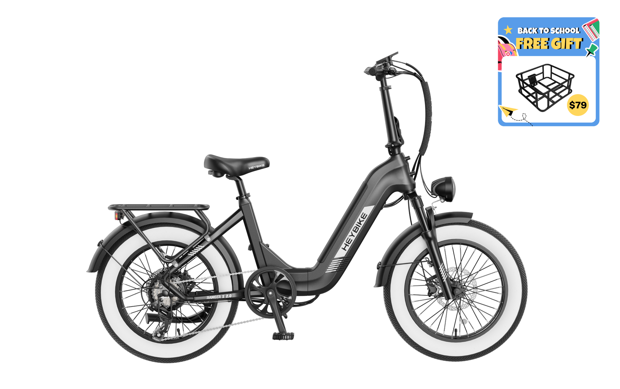 Heybike Ranger S 2.0 in black