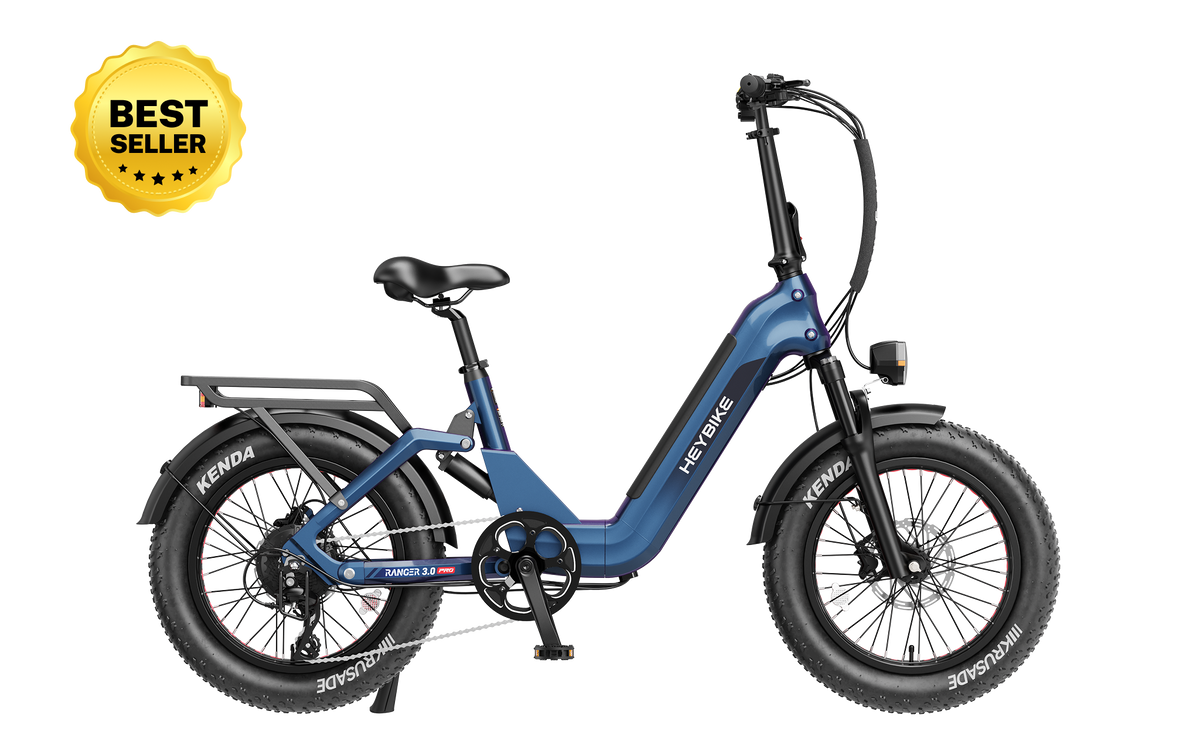 Heybike Ranger 3.0 Pro in sapphire blue