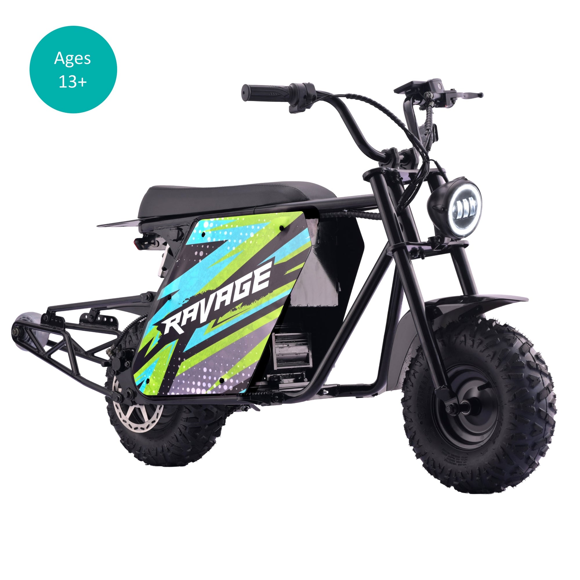 Droyd Ravage Electric Trail Bike in Black