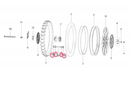 DirtyBike Rawrr Mantis X Bearing Kit Rear Wheel - view 2