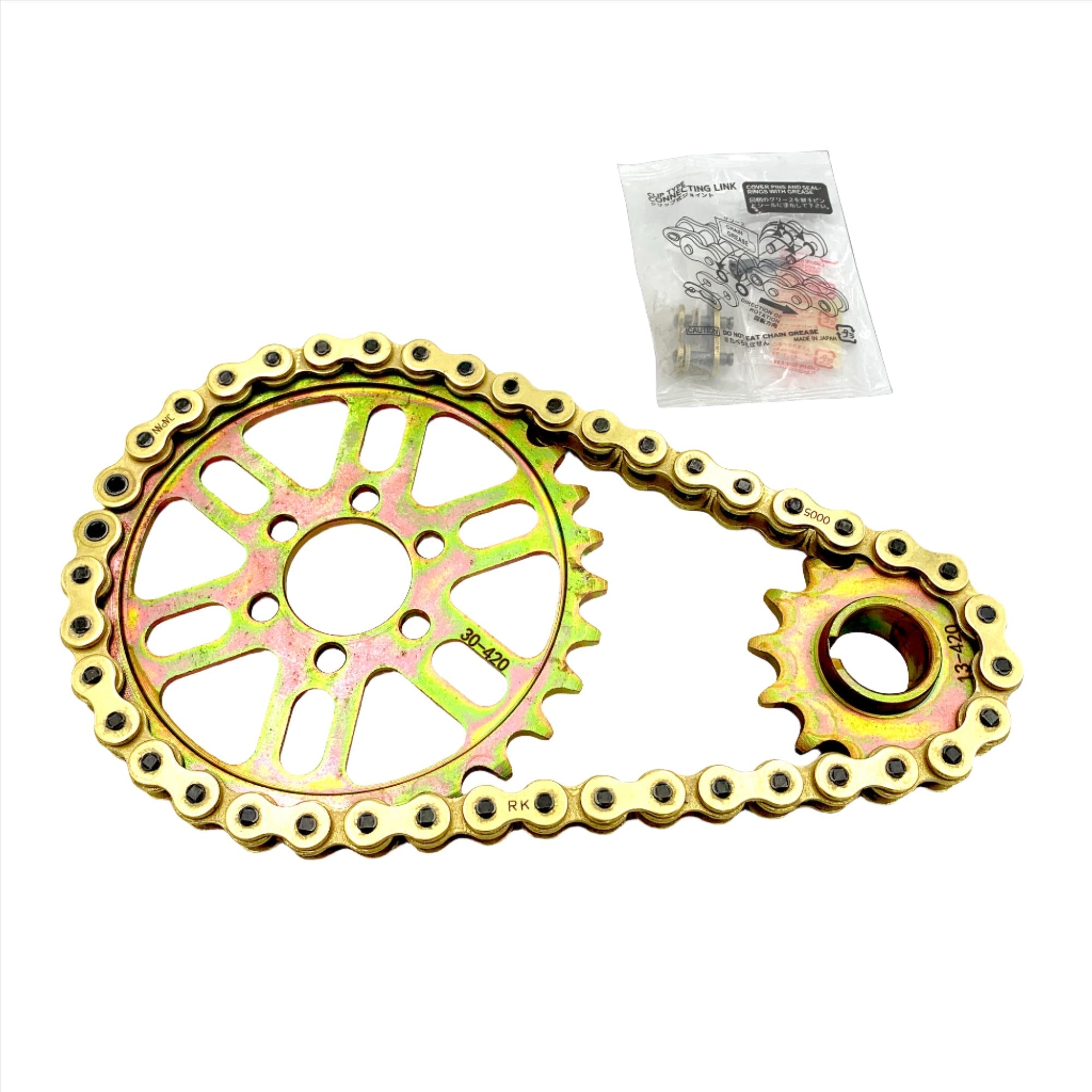 DirtyBike Surron LBX 420 RK MXU Primary Belt to Chain Conversion Kit