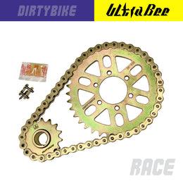 DirtyBike Surron Ultra Bee Race Primary Belt to Chain Conversion Kit, 420 RK MXZ