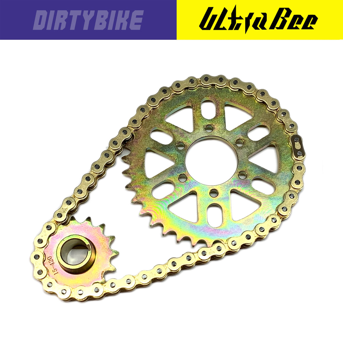 DirtyBike Surron Ultra Bee 420 Sealed X-Ring Primary Belt to Chain Conversion Kit