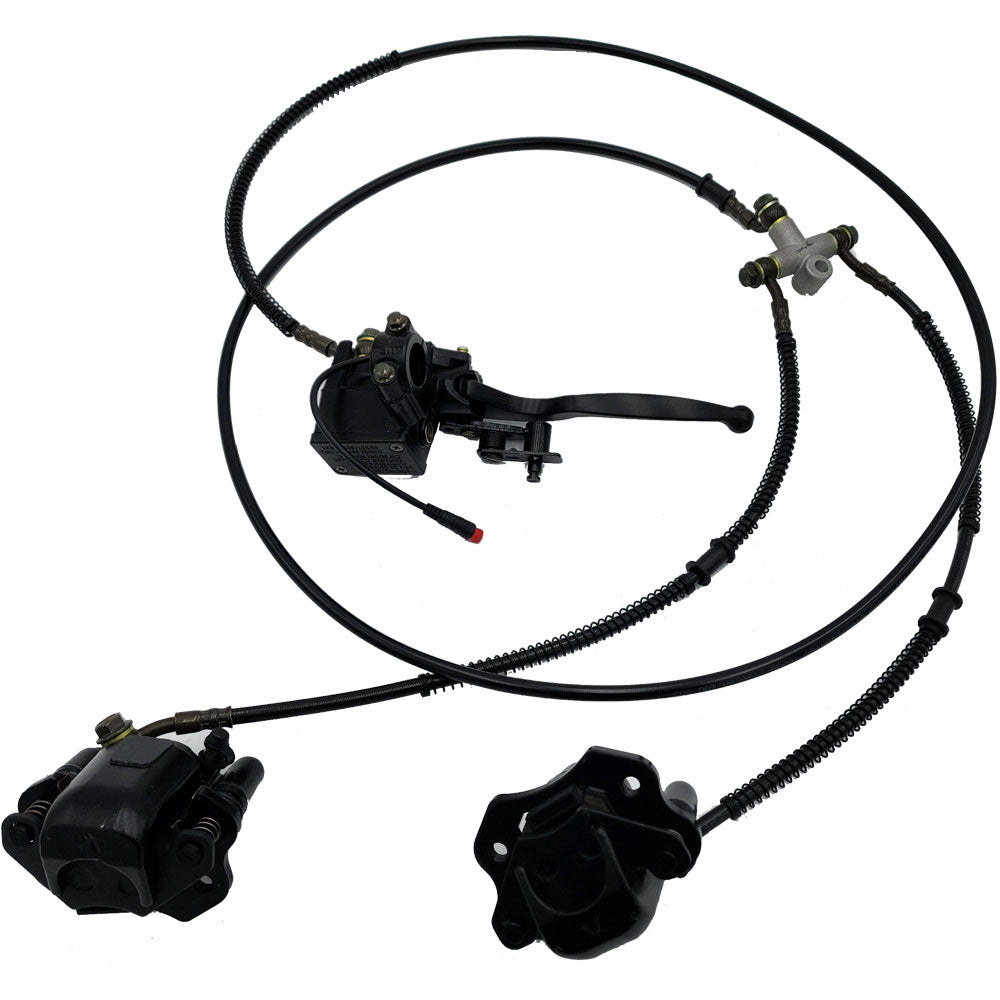 MotoTec Trike 1200/1800w Rear Hydraulic Brake Assembly