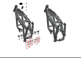 DirtyBike Talaria MX3/MX4 Bearing Kit Lower Suspension Linkage - view 2