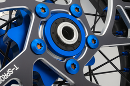 Warp 9 Titanium Rear Sprocket Bolts – Talaria MX5 (Burnt Blue)