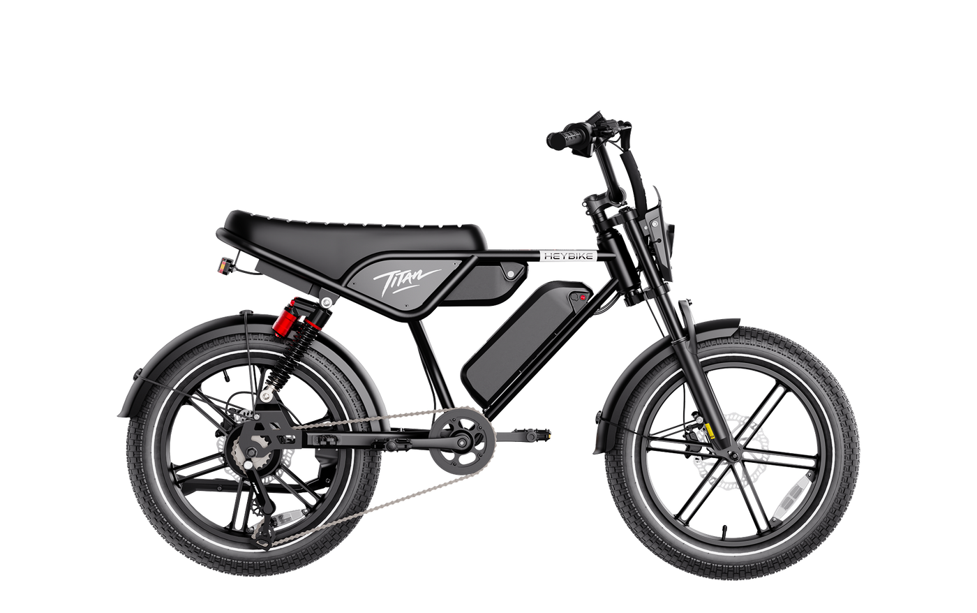 Heybike Titan in black, view 8