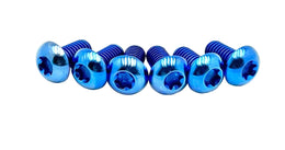 Titanium Bolts for Fork Plastics/ Guards (Most Forks) for E-Ride Pro SS, blue