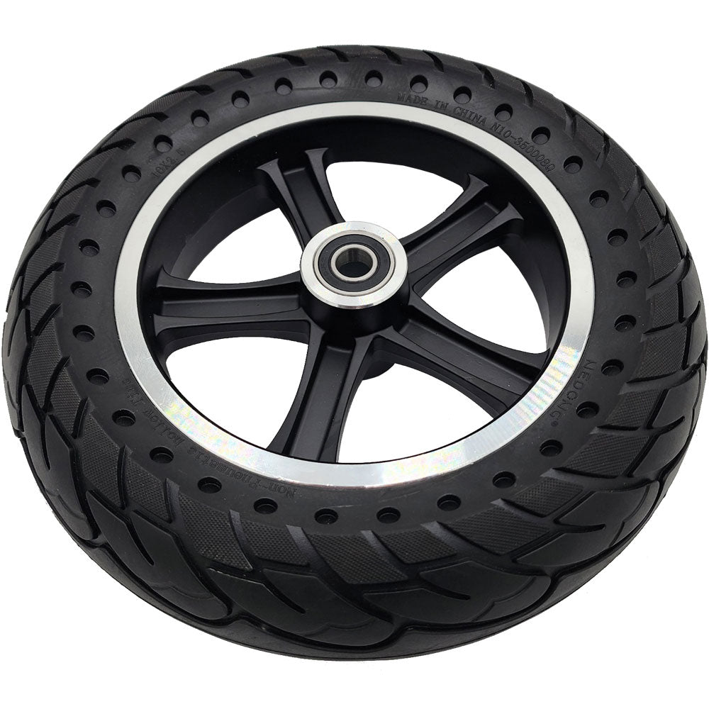 MotoTec 48v 700w Folding Trike Front Wheel Solid Tire