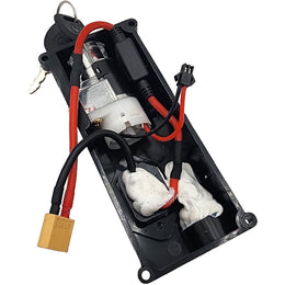 MotoTec 700w Trike Battery Cover with Flat Fuse & Key