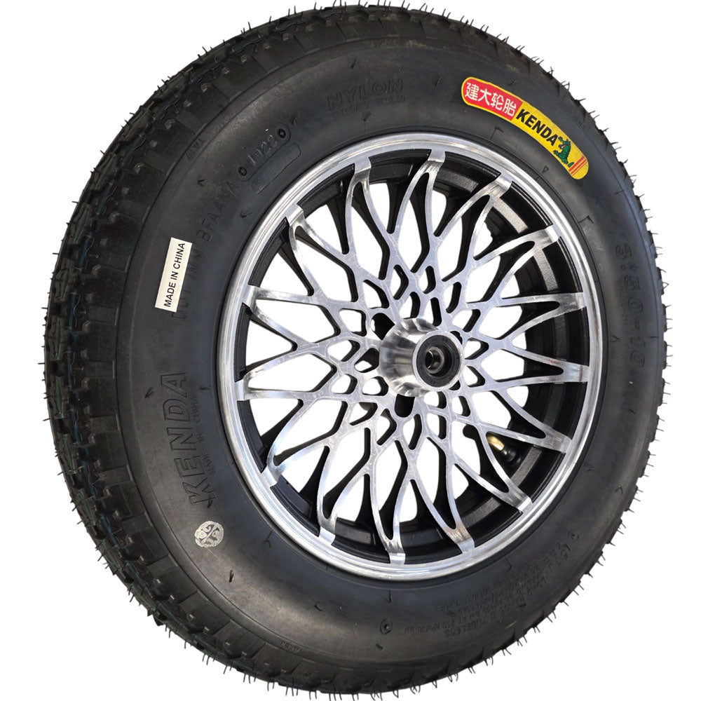 MotoTec 48v 900w Trike Full Front Wheel 3.50-10