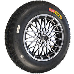 MotoTec 48v 900w Trike Full Front Wheel 3.50-10
