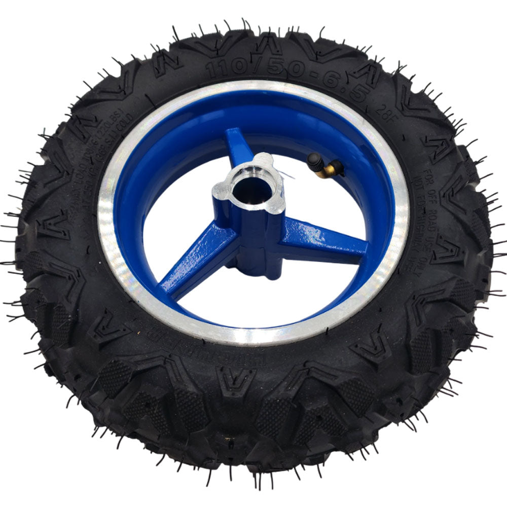 MotoTec Urchin Front Wheel Blue 110x50-6.5