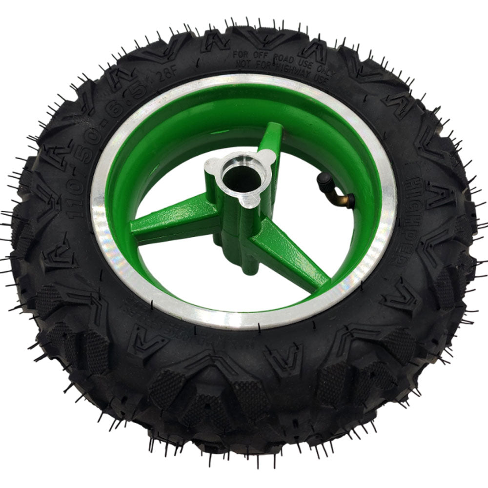 MotoTec Urchin Front Wheel Green 110x50-6.5