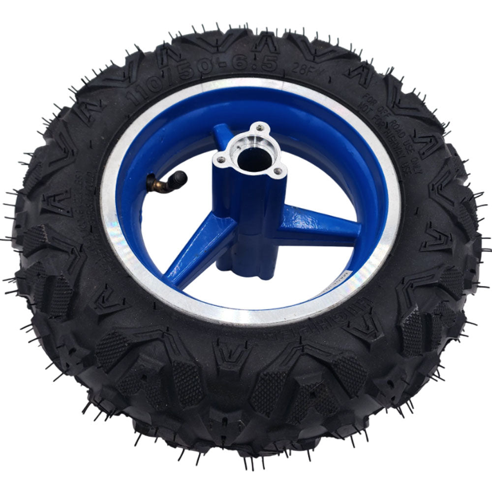 MotoTec Urchin Rear Wheel Blue 110x50-6.5