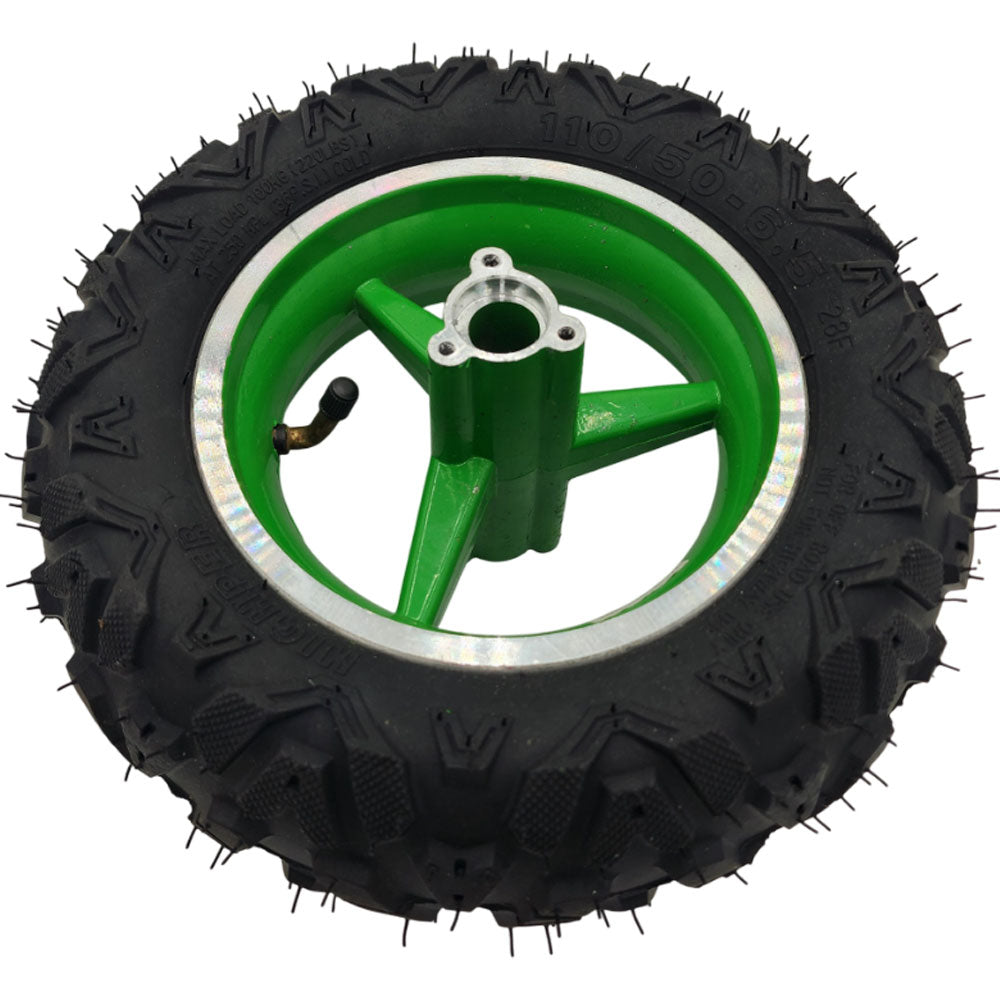 MotoTec Urchin Rear Wheel Green 110x50-6.5